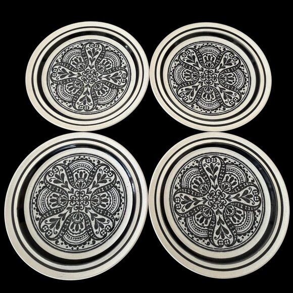 Noritake Primastone Malaga Salad Side Plates // Set of 4 // Vintage 1971-1976 - Picture 1 of 5